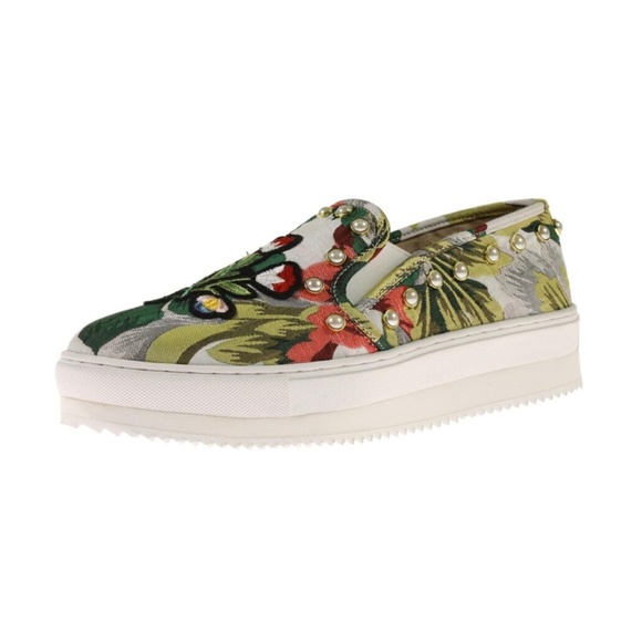 Steve Madden Shoes - Steve Madden Womens Studded Embroidered Sneakers